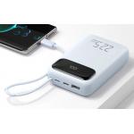 Baterie externa portabila Mcdodo MC-3244, Digital Display, 10000 mAh, 22.5W, USB/USB-C, Cablu USB-C atasat, Albastru 3 - lerato.ro