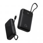 Baterie externa portabila Mcdodo MC-3710, Digital Display, 20000 mAh, 22.5W, USB/USB-C, Cablu Lightning atasat, Negru 5 - lerato.ro
