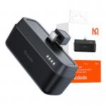 Baterie externa portabila Mcdodo MC-6301, 5000 mAh, 20W, LED, Conector USB-C tata integrat, Negru 4 - lerato.ro