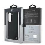 Carcasa piele Marcedes-Benz Wood Imitation cu MagSafe compatibila cu Samsung Galaxy Z Fold 6, Negru 8 - lerato.ro
