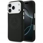 Carcasa Silicone Vintage Logo cu MagSafe compatibila cu iPhone 17 Pro, Negru 4 - lerato.ro