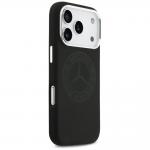 Carcasa Silicone Vintage Logo cu MagSafe compatibila cu iPhone 17 Pro, Negru 5 - lerato.ro