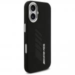 Carcasa AMG Silicone Oversize Rhombs cu MagSafe compatibila cu iPhone 17, Negru 5 - lerato.ro