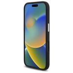 Carcasa Mercedes Silicone Blue Stripe cu MagSafe compatibila cu iPhone 16, Negru 6 - lerato.ro