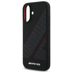 Carcasa AMG Checkered Flag Pattern cu MagSafe compatibila cu iPhone 16, Negru 7 - lerato.ro