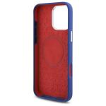 Carcasa Mercedes Silicone Red Stripe cu MagSafe compatibila cu iPhone 16 Pro Max, Albastru 8 - lerato.ro