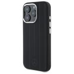 Carcasa Mercedes Silicone Vertical Tonal Stripes cu MagSafe compatibila cu iPhone 16 Pro Max, Negru 3 - lerato.ro