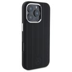 Carcasa Mercedes Silicone Vertical Tonal Stripes cu MagSafe compatibila cu iPhone 16 Pro Max, Negru 5 - lerato.ro
