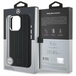 Carcasa Mercedes Silicone Vertical Tonal Stripes cu MagSafe compatibila cu iPhone 16 Pro Max, Negru 9 - lerato.ro