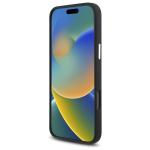 Carcasa Mercedes Silicone Tonal Logo Wood Pattern cu MagSafe compatibila cu iPhone 16 Pro, Negru 6 - lerato.ro