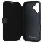 Carcasa  Mercedes Leather Wood Imitation compatibila cu iPhone 16, Negru 8 - lerato.ro