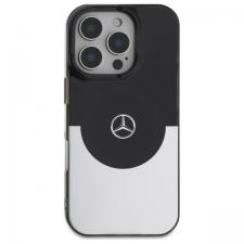Carcasa Mercedes Double Layer BiColor cu MagSafe compatibila cu iPhone 16 Pro, Silver