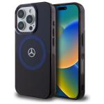 Carcasa Mercedes MB Double Layer BiColor cu MagSafe compatibila cu iPhone 16 Pro Max, Albastru 4 - lerato.ro