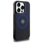 Carcasa Mercedes MB Double Layer BiColor cu MagSafe compatibila cu iPhone 16 Pro Max, Albastru 5 - lerato.ro