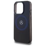 Carcasa Mercedes MB Double Layer BiColor cu MagSafe compatibila cu iPhone 16 Pro Max, Albastru 7 - lerato.ro