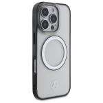 Carcasa Mercedes Printed Logo cu MagSafe compatibila cu iPhone 16 Pro, Transparent 5 - lerato.ro