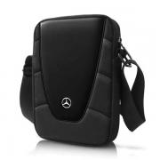 Geanta universala Mercedes Crossbody Collection Pattern compatibila cu dispozitive de maxim 10 inch, Negru