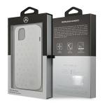 Carcasa Mercedes Silver Stars Patter compatibila cu iPhone 13, Alb 9 - lerato.ro