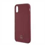 Carcasa Mercedes Silicone Line compatibila cu iPhone X / XS, Rosu 6 - lerato.ro