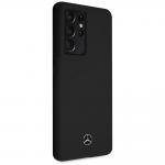 Carcasa Mercedes Silicone Line compatibila cu Samsung Galaxy S21 Ultra, Negru 5 - lerato.ro