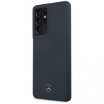 Carcasa Mercedes Silicone Line compatibila cu Samsung Galaxy S21 Ultra, Albastru 3 - lerato.ro