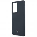 Carcasa Mercedes Silicone Line compatibila cu Samsung Galaxy S21 Ultra, Albastru 7 - lerato.ro