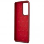 Carcasa Mercedes Silicone Line compatibila cu Samsung Galaxy S21 Ultra, Rosu 8 - lerato.ro