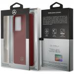 Carcasa Mercedes Silicone Line compatibila cu Samsung Galaxy S21 Ultra, Rosu 9 - lerato.ro