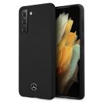 Carcasa Mercedes Silicone Line compatibila cu Samsung Galaxy S21, Negru 4 - lerato.ro