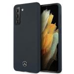 Carcasa Mercedes Silicone Line compatibila cu Samsung Galaxy S21, Navy Blue 5 - lerato.ro