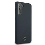 Carcasa Mercedes Silicone Line compatibila cu Samsung Galaxy S21, Navy Blue 4 - lerato.ro