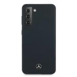 Carcasa Mercedes Silicone Line compatibila cu Samsung Galaxy S21, Navy Blue 2 - lerato.ro