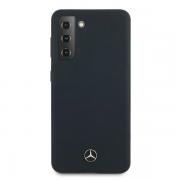 Carcasa Mercedes Silicone Line compatibila cu Samsung Galaxy S21, Navy Blue