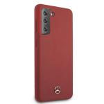 Carcasa Mercedes Silicone Line compatibila cu Samsung Galaxy S21, Rosu 5 - lerato.ro