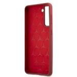 Carcasa Mercedes Silicone Line compatibila cu Samsung Galaxy S21, Rosu 8 - lerato.ro