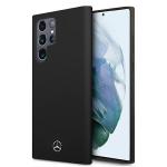 Carcasa Mercedes Silicone compatibila cu Samsung Galaxy S22 Ultra, Negru 4 - lerato.ro