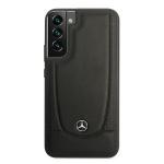 Carcasa Mercedes Leather Urban Line compatibila cu Samsung Galaxy S22 Plus, Negru 2 - lerato.ro