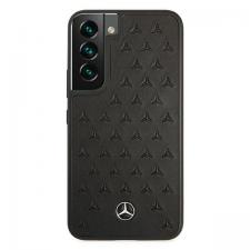 Huse si carcase Samsung Galaxy S22, Carcasa Mercedes Leather Stars Pattern compatibila cu Samsung Galaxy S22, Negru, lerato.ro