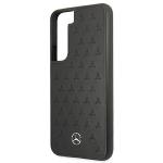 Carcasa Mercedes Leather Stars Pattern compatibila cu Samsung Galaxy S22, Negru 7 - lerato.ro