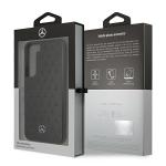 Carcasa Mercedes Leather Stars Pattern compatibila cu Samsung Galaxy S22, Negru 9 - lerato.ro