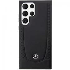 Carcasa Mercedes Leather Urban compatibila cu Samsung Galaxy S23 Ultra, Negru