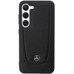 Carcasa Mercedes Leather Urban compatibila cu Samsung Galaxy S23 Plus, Negru 2 - lerato.ro