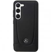 Carcasa Mercedes Leather Urban compatibila cu Samsung Galaxy S23 Plus, Negru