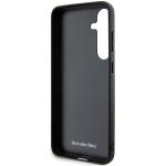 Carcasa Mercedes Leather Curved Stitches compatibila cu Samsung Galaxy S24 Plus, Negru 8 - lerato.ro