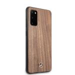 Carcasa Mercedes Wood Line Walnut compatibila cu Samsung Galaxy S20, Maro 6 - lerato.ro