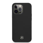 Carcasa Mercedes Silicone Line cu MagSafe compatibila cu iPhone 13 Pro Max, Negru 2 - lerato.ro