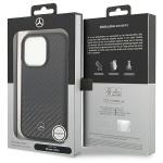 Carcasa Mercedes Dynamic Line cu MagSafe compatibila cu iPhone 14 Pro, Negru 9 - lerato.ro