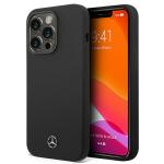 Carcasa Mercedes Silicone Line cu MagSafe compatibila cu iPhone 14 Pro, Negru 3 - lerato.ro