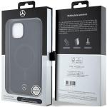 Carcasa Mercedes Smooth Leather cu MagSafe compatibila cu iPhone 15 / 14 / 13, Negru 9 - lerato.ro