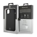 Carcasa Mercedes Silicone Line cu MagSafe compatibila cu iPhone 15 / 14 / 13, Negru 5 - lerato.ro